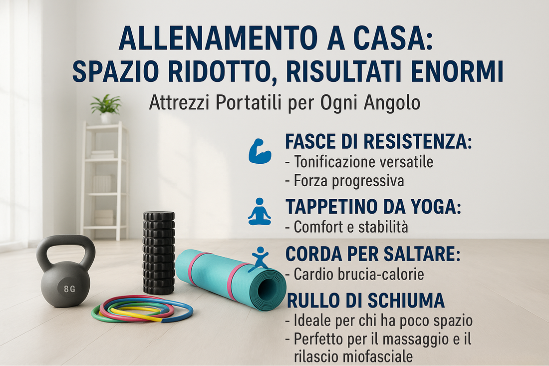 Questi attrezzi fitness portatili sono un must per il tuo allenamento casalingo