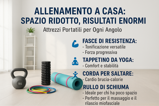 Questi attrezzi fitness portatili sono un must per il tuo allenamento casalingo