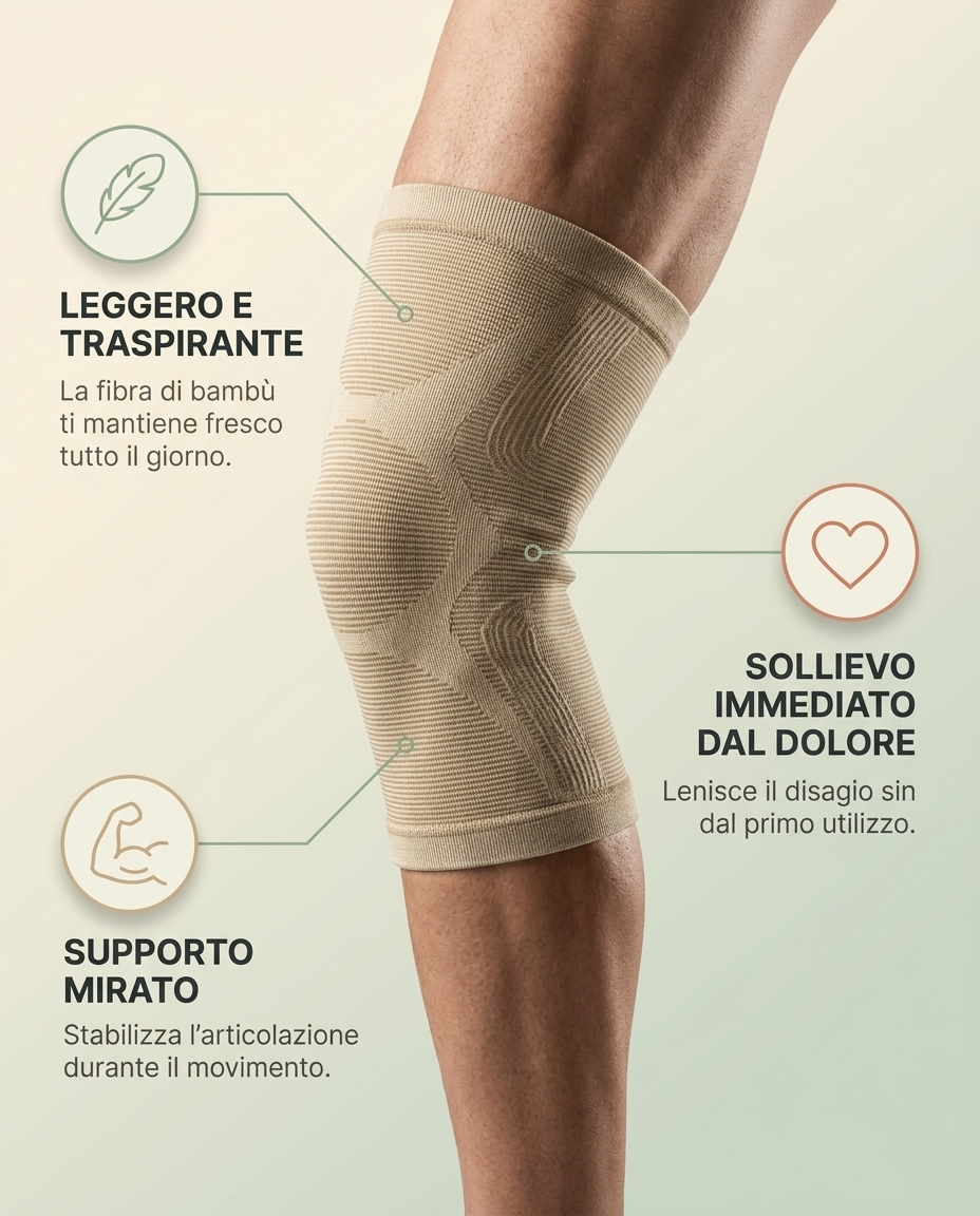 Ginocchiera in Fibra di Bambù